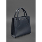 Шкіряна жіноча сумка-кроссбоді темно-синя BN-BAG-28-navy-blue - Фотографія № 102