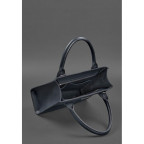 Шкіряна жіноча сумка-кроссбоді темно-синя BN-BAG-28-navy-blue - Фотографія № 105