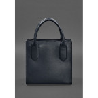 Шкіряна жіноча сумка-кроссбоді темно-синя BN-BAG-28-navy-blue - Фотографія № 106