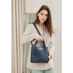 Шкіряна жіноча сумка-кроссбоді темно-синя BN-BAG-28-navy-blue - Фотографія № 107