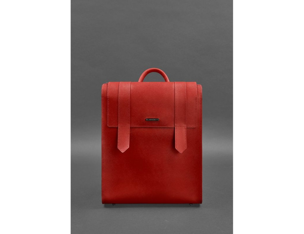 Жіночий шкіряний рюкзак Blackwood BN-BAG-29-bw-red - Фотографія № 2