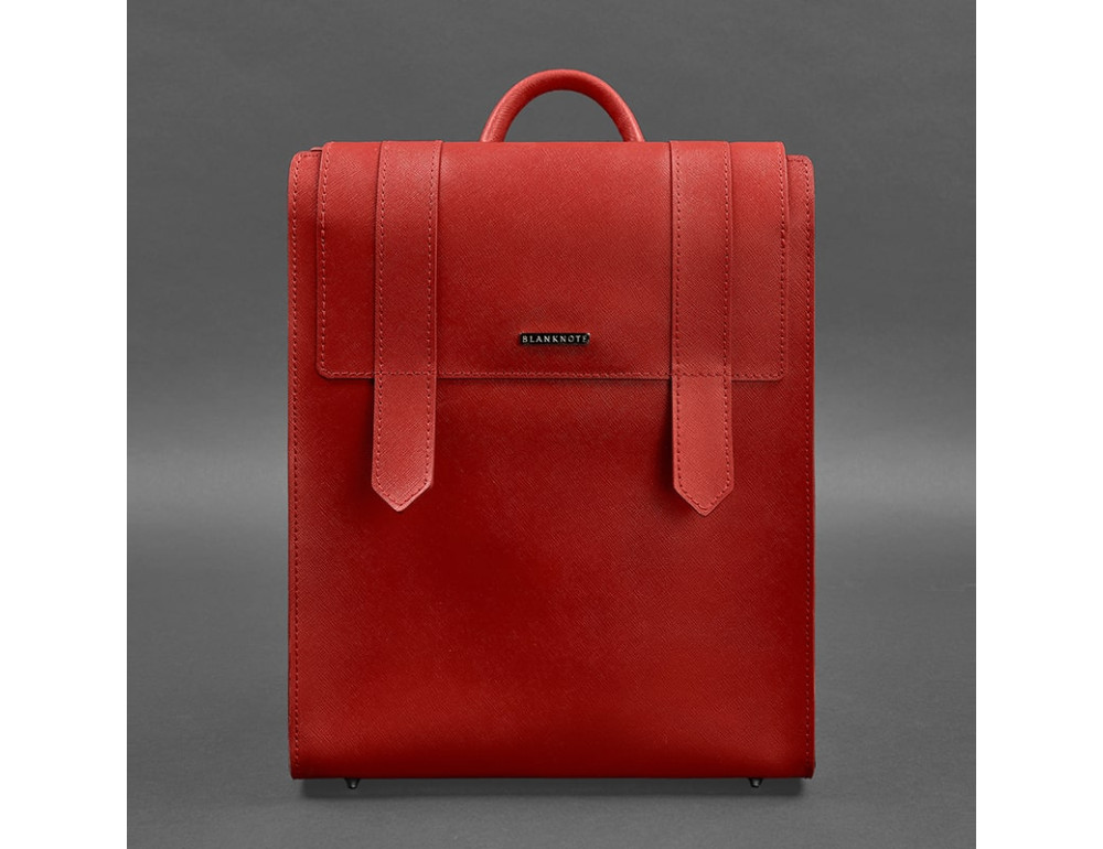Жіночий шкіряний рюкзак Blackwood BN-BAG-29-bw-red - Фотографія № 5