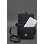 Шкіряна жіноча бохо сумка Лілу чорна Crazy Horse Blanknote BN-BAG-3-g-man-kr - Фотографія № 102
