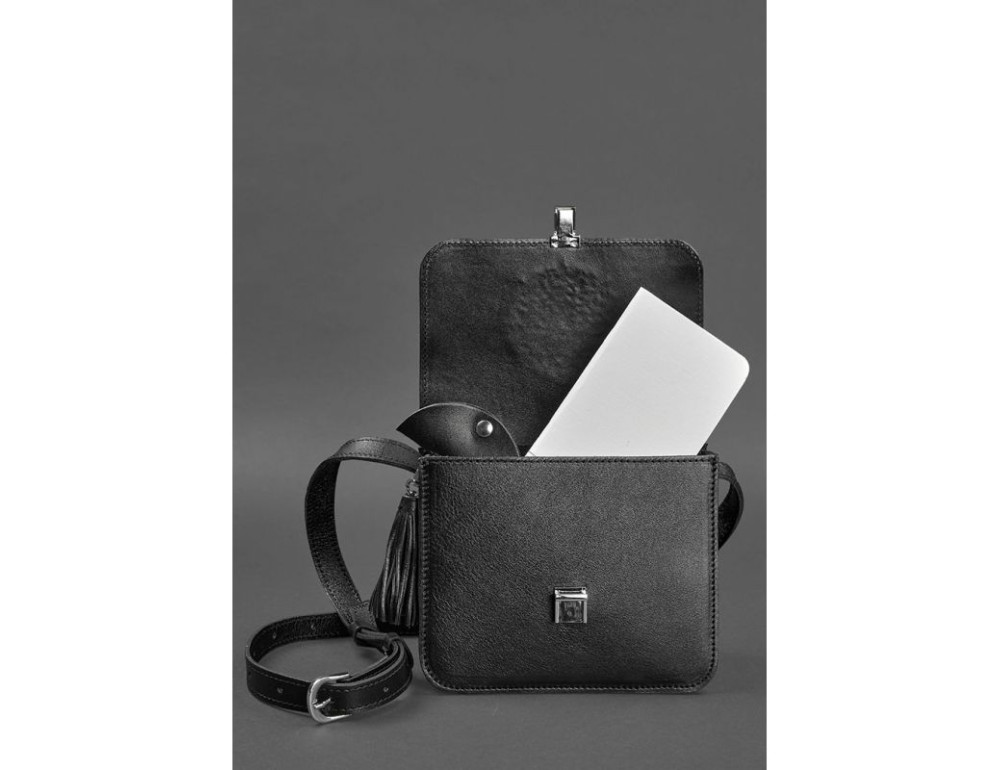 Жіночий кроссбоді Blanknote bn-bag-3-g-man графітовий - Фотографія № 3