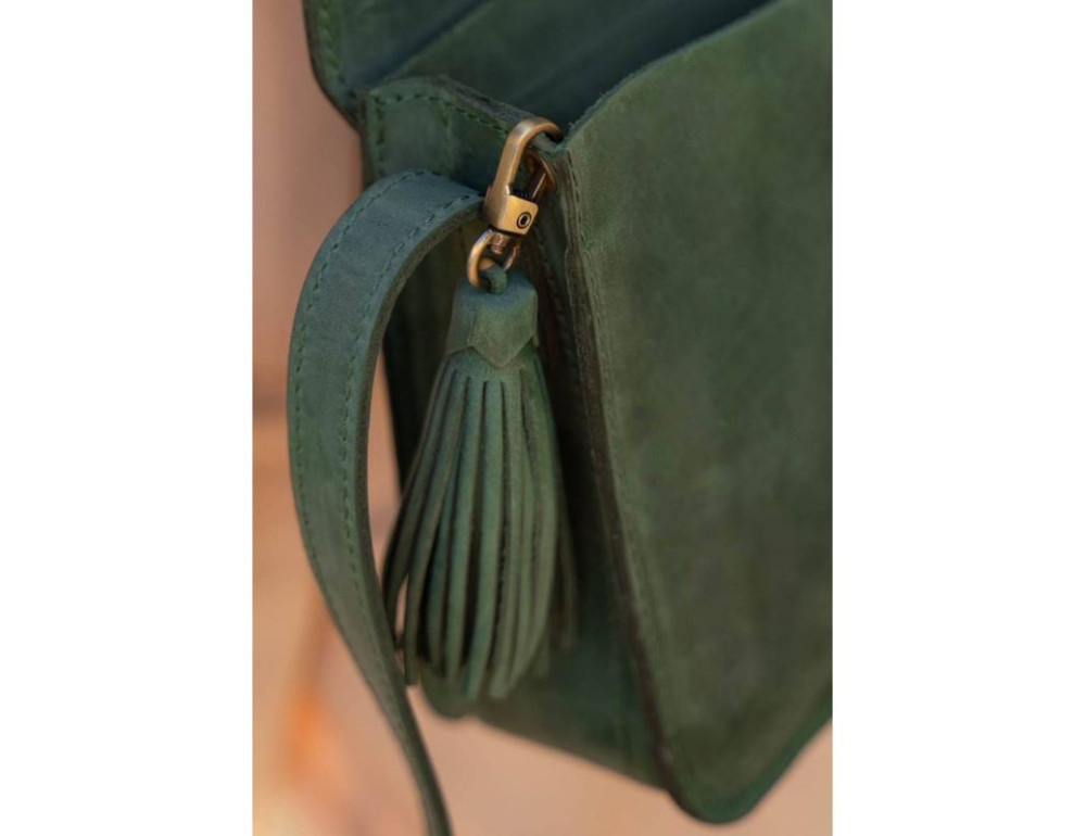 Ізумрудовая сумка через плече Blanknote BN-BAG-3-iz-man - Фотографія № 10