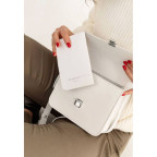 Біла шкіряна маленька сумочка Blancnote BN-BAG-3-LIGHT - Фотографія № 109