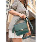 Зелена шкіряна сумочка через плече Blancnote BN-BAG-3-malachite - Фотографія № 100