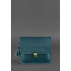 Зелена шкіряна сумочка через плече Blancnote BN-BAG-3-malachite - Фотографія № 105