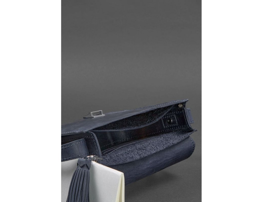 Шкіряна сумка через плече Blanknote bn-bag-3-nn-man - Фотографія № 4