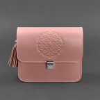Шкіряна сумка бохо Лілу Blanknote BN-BAG-3-pink-peach рожевий персик - Фотографія № 105