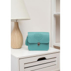 Бірюзова шкіряна сумочка Blanknote BN-BAG-3-tiffany - Фотографія № 100