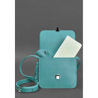 Бірюзова шкіряна сумочка Blanknote BN-BAG-3-tiffany - Фотографія № 102