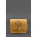 Жовта жіноча сумочка з кінської шкіри Crazy Hourse Blancnote BN-BAG-3-YLW-KR-MAN - Фотографія № 101