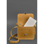 Жовта жіноча сумочка з кінської шкіри Crazy Hourse Blancnote BN-BAG-3-YLW-KR-MAN - Фотографія № 102