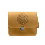 Жовта жіноча сумочка з кінської шкіри Crazy Hourse Blancnote BN-BAG-3-YLW-KR-MAN - Фотографія № 109