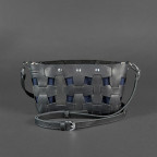 Шкіряна плетена сумка Пазл S чорна Crazy Horse Blancnote BN-BAG-31-g-kr - Фотографія № 106