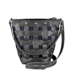 Шкіряна плетена сумка Пазл M чорна Crazy Horse Blancnote BN-BAG-32-g-kr - Фотографія № 107
