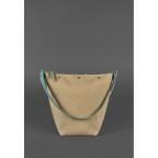 Шкіряна плетена сумка Пазл M зелена Crazy Horse Blancnote BN-BAG-32-iz - Фотографія № 103