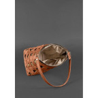 Шкіряна плетена сумка Пазл M світло-коричнева Crazy Horse Blancnote BN-BAG-32-k-kr - Фотографія № 104 Шкіряна плетена сумка Пазл M світло-коричнева Crazy Horse Blancnote BN-BAG-32-k-kr - Фотографія № 104