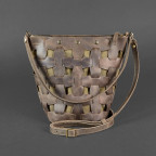 Шкіряна плетена сумка Пазл M темно-коричнева Crazy Horse Blancnote BN-BAG-32-o - Фотографія № 106 Шкіряна плетена сумка Пазл M темно-коричнева Crazy Horse Blancnote BN-BAG-32-o - Фотографія № 106