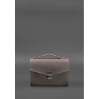 Тёмно-бежевая кожаная сумка через плечо Blanknote BN-BAG-35-BEIGE - Фото № 101