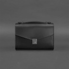Чорна шкіряна сумка через плече Blanknote BN-BAG-35-G - Фотографія № 109