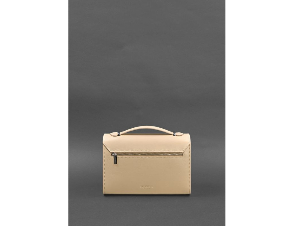 Жіноча шкіряна сумка-кроссбоді Lola світло-бежева BN-BAG-35-light-beige - Фотографія № 4