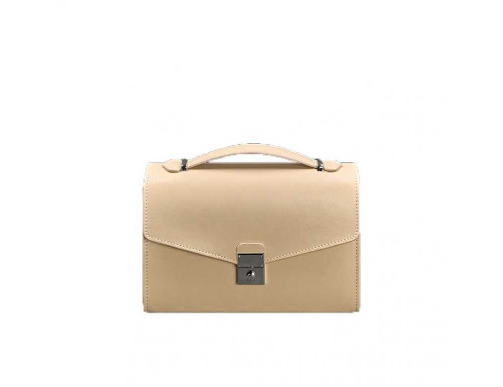 Жіноча шкіряна сумка-кроссбоді Lola світло-бежева BN-BAG-35-light-beige - Фотографія № 7