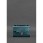 Зелена шкіряна сумка через плече Blanknote BN-BAG-35-MALACHITE - Фотографія № 101