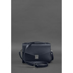 Темно-синя шкіряна сумка через плече BN-BAG-35-NAVY-BLUE - Фотографія № 103