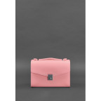 Рожева шкіряна сумка через плече Blanknote BN-BAG-35-PINK - Фотографія № 101