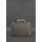 Темно-бежева шкіряна сумка під документи жіноча Blanknote BN-BAG-36-BEIGE - Фотографія № 102