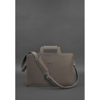 Темно-бежева шкіряна сумка під документи жіноча Blanknote BN-BAG-36-BEIGE - Фотографія № 103