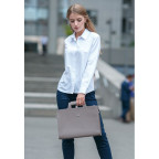 Темно-бежева шкіряна сумка під документи жіноча Blanknote BN-BAG-36-BEIGE - Фотографія № 105