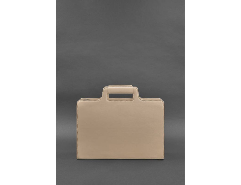 Світло-бежева жіноча сумка під ноутбук та документи Blanknote BN-BAG-36-light-beige - Фотографія № 2