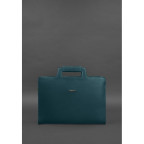 Зелений жіночий шкіряний портфель Blanknote BN-BAG-36-MALACHITE - Фотографія № 101
