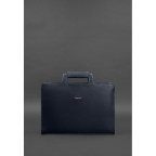 Темно-синя шкіряна сумка для документів Blanknote BN-BAG-36-NAVY-BLUE - Фотографія № 101