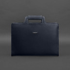 Темно-синя шкіряна сумка для документів Blanknote BN-BAG-36-NAVY-BLUE - Фотографія № 107
