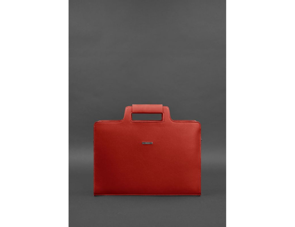 Червоний жіночий шкіряний портфель Blanknote BN-BAG-36-red - Фотографія № 2