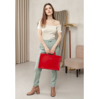 Червоний жіночий шкіряний портфель Blanknote BN-BAG-36-red - Фотографія № 106