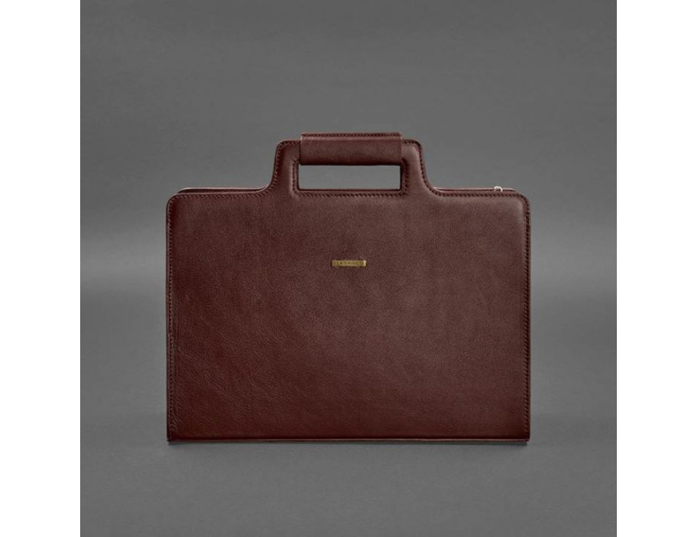 Бордова жіноча сумка під ноутбук і документи Blanknote BN-BAG-36-VIN - Фотографія № 9