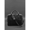 Кожаная сумка для ноутбука и документов черная Crazy Horse Blancnote BN-BAG-37-g-kr