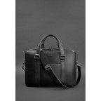 Чорна шкіряна сумка для документів Blancnote BN-BAG-37-g - Фотографія № 103