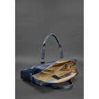 Синя шкіряна сумка під документи унісекс Blanknote BN-BAG-37-navy-blue - Фотографія № 104
