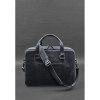 Кожаная сумка для ноутбука и документов синяя Crazy Horse Blanknote BN-BAG-37-nn