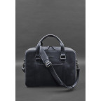 Шкіряна сумка для ноутбука та документів синя Crazy Horse Blanknote BN-BAG-37-nn - Фотографія № 100