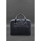 Шкіряна сумка для ноутбука та документів синя Crazy Horse Blanknote BN-BAG-37-nn - Фотографія № 101
