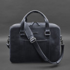 Шкіряна сумка для ноутбука та документів синя Crazy Horse Blanknote BN-BAG-37-nn - Фотографія № 104