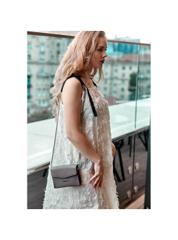 Женская кожаная сумка поясная/кроссбоди Mini темно-бежевая BN-BAG-38-2-beige