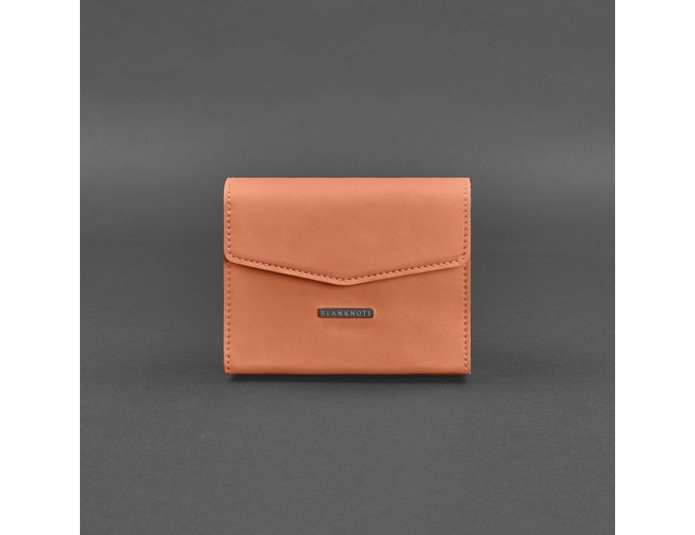 Жіноча шкіряна сумка поясна/кроссбоді Mini Живий корал BN-BAG-38-2-living-coral - Фотографія № 8